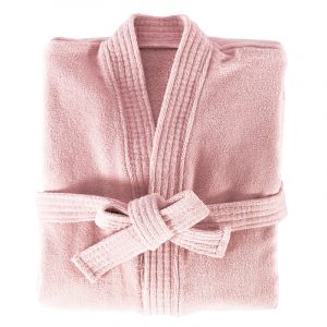Bata de Baño Soft Rosa Matura Blancos Exclusivos Vianey